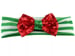 Image of ROCK BOTTOM BLOWOUT Christmas Headband with 4 Inch Sequin Bow- 6 choices