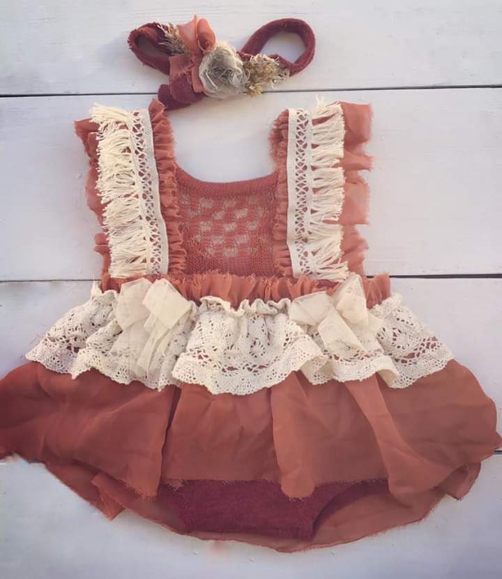 Image of Rustic boho romper 