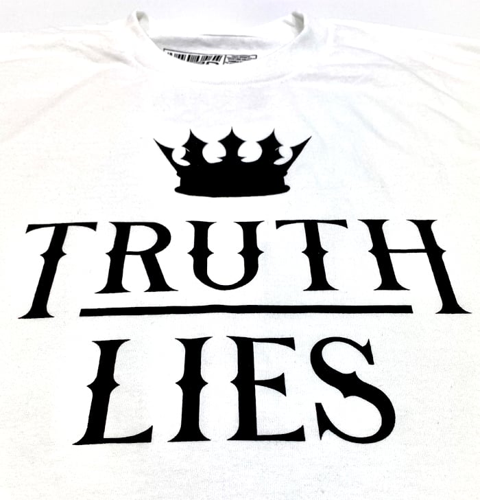 Image of TRUTH OVER LIES TEE - WHITE