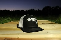 Image 1 of Black and White Hewett Hat