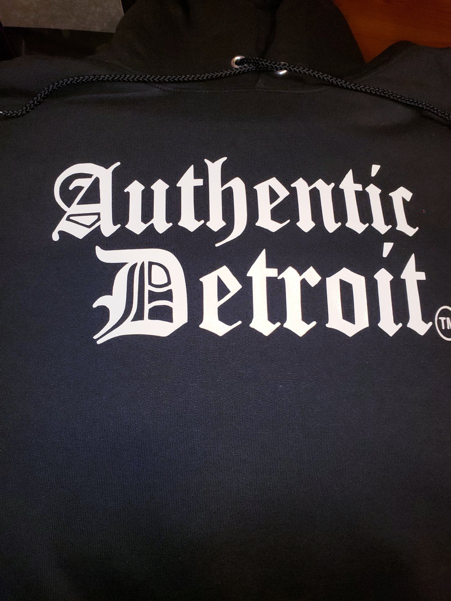 Image of AUTHENTIC DETROIT HOODIE