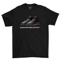 BLACK AIR FORCE ACTIVITY TEE