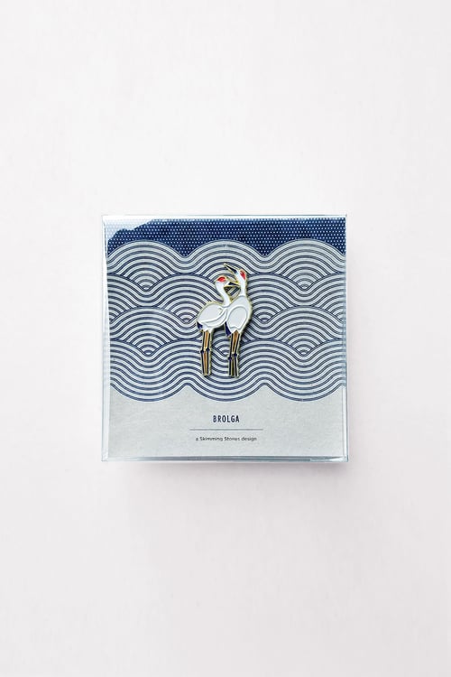 Image of Brolga - Pin