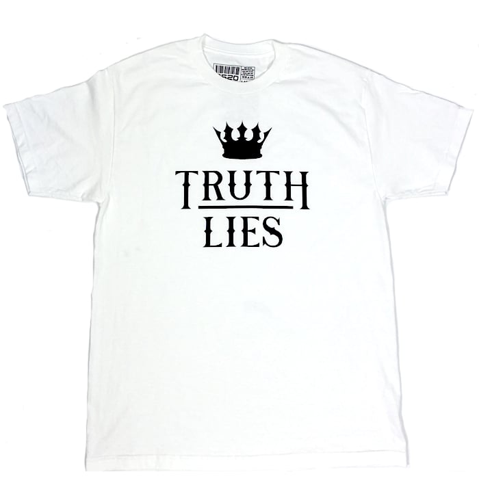 Image of TRUTH OVER LIES TEE - WHITE