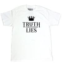 Image 1 of TRUTH OVER LIES TEE - WHITE