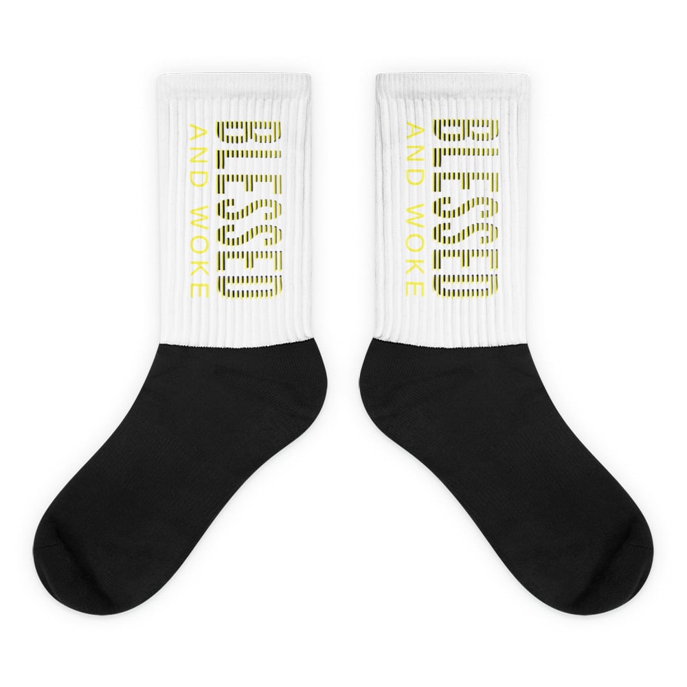 Tie Dye Blessed Socks Blessed and Woke