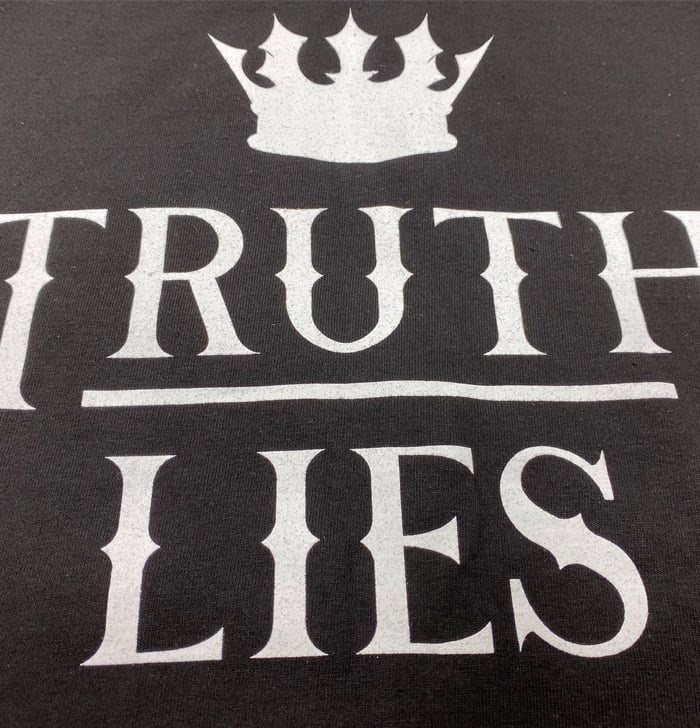 Image of TRUTH OVER LIES TEE - BLACK