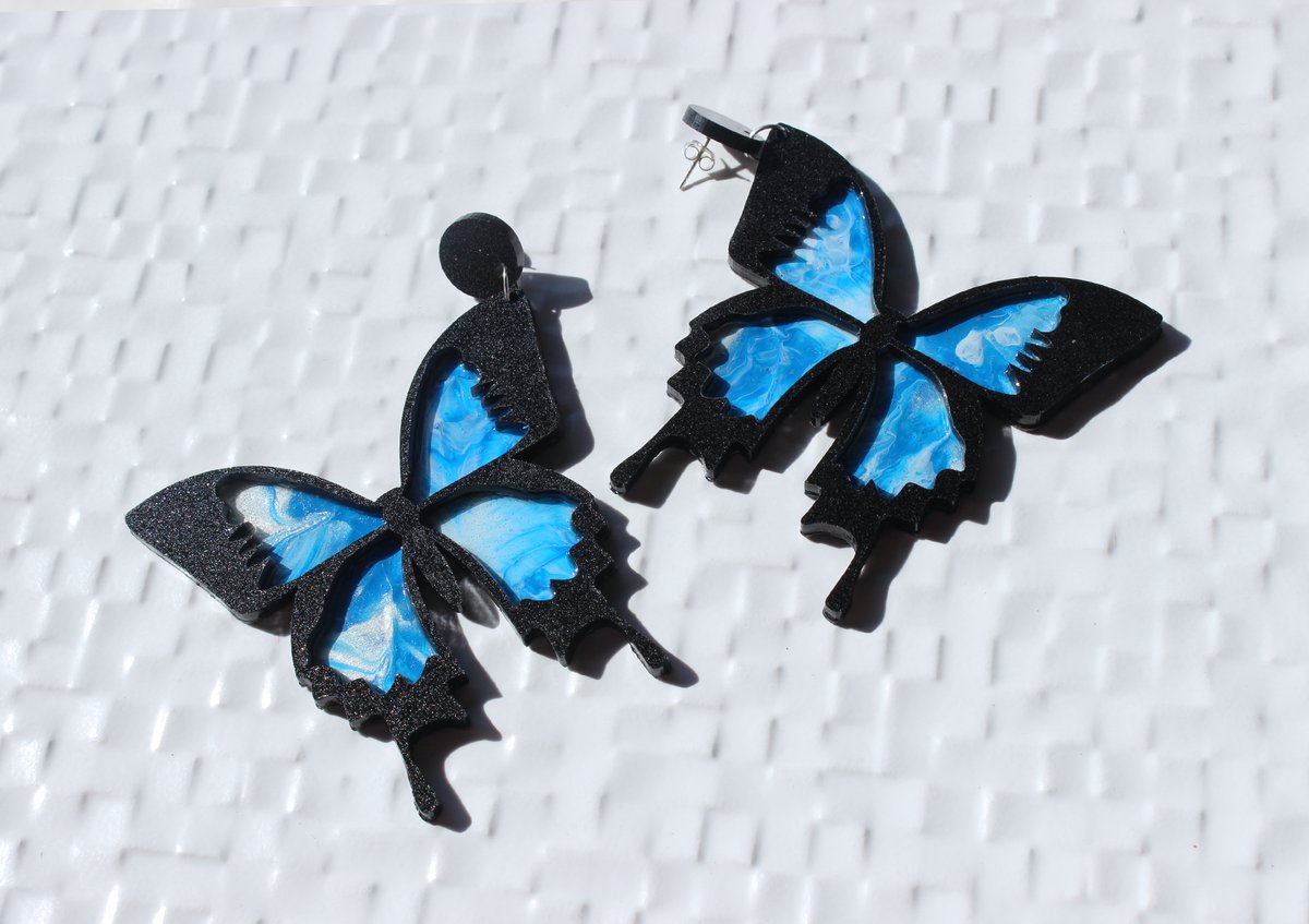 Image of Ulysses Butterfly statement earrings (available for pre-order)