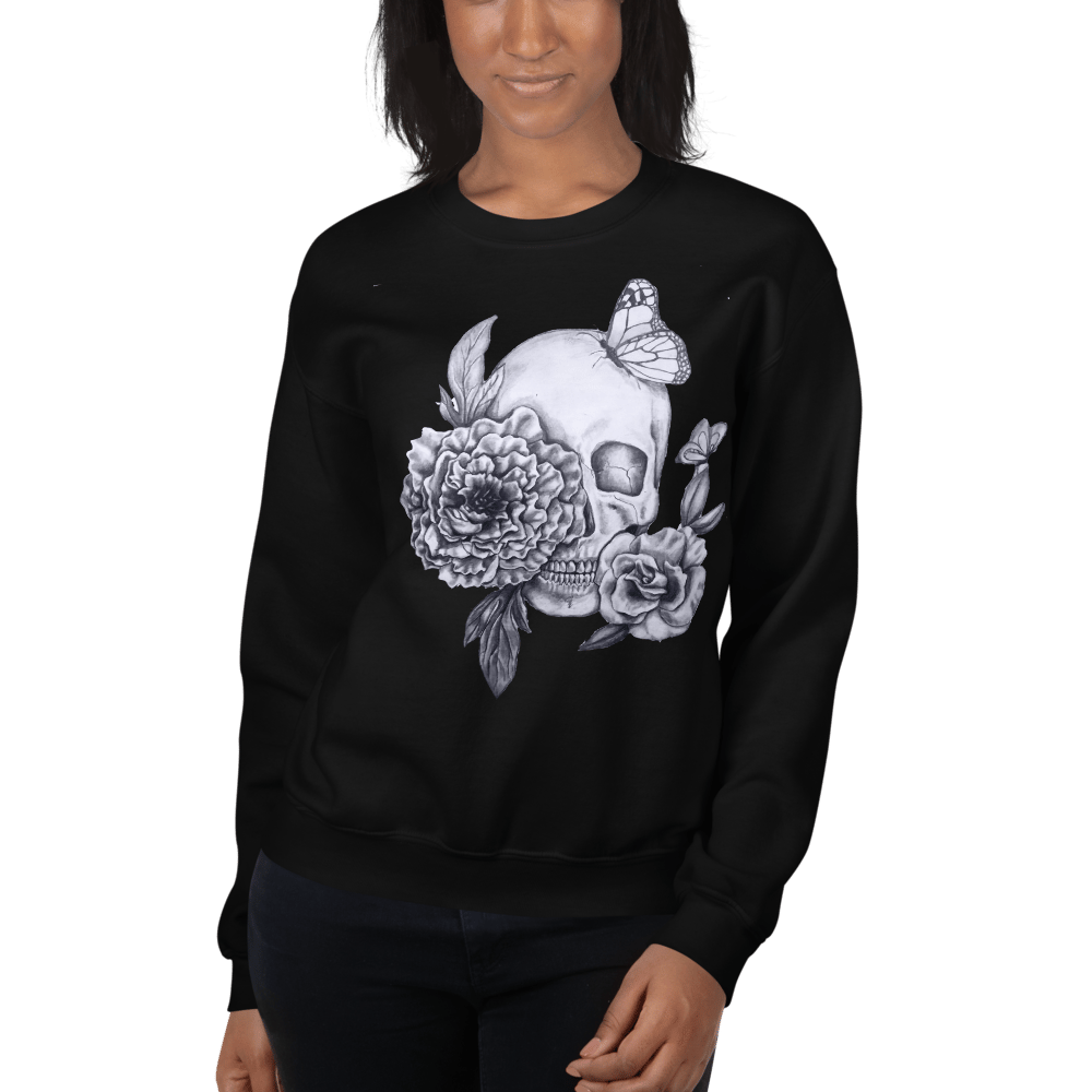 Image of Skull Floral Sweatshirt