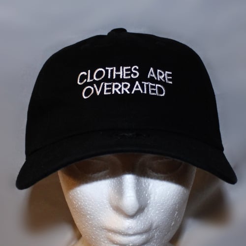 Image of Overrated Black Dad hat