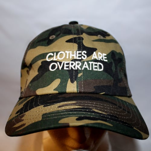 Image of Overrated Camo Dad hat