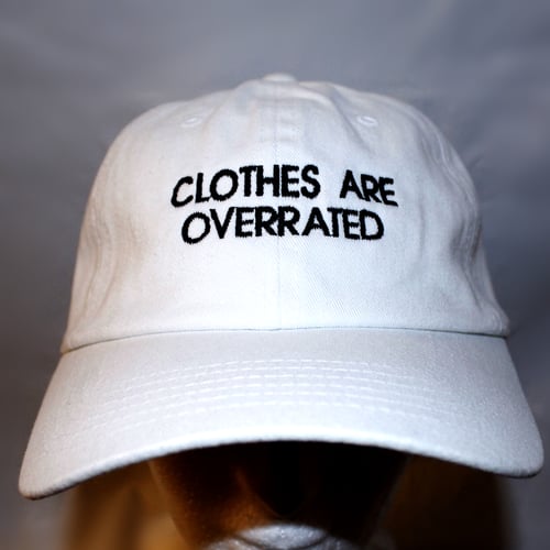 Image of Overrated White Dad hat