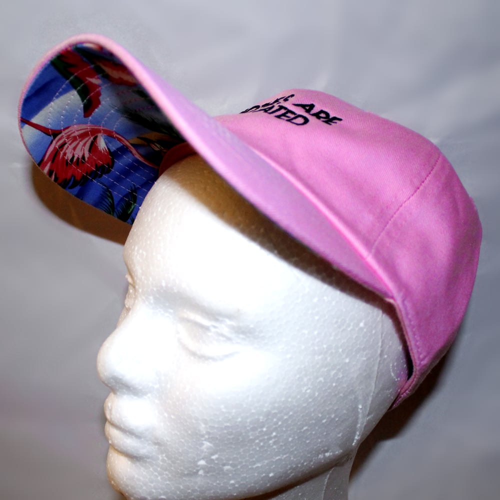Image of Overrated Pink Dad hat
