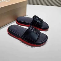 Image 3 of Red bottom flip flops 