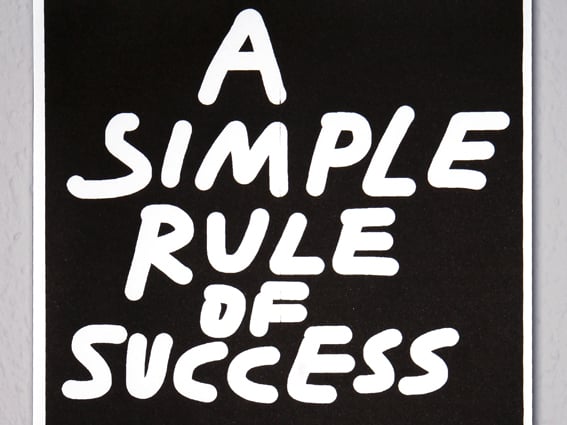 Image of PRINT A Simple Rule Of Success