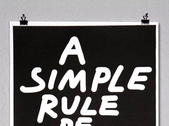 Image of SIEBDRUCK A Simple Rule Of Success