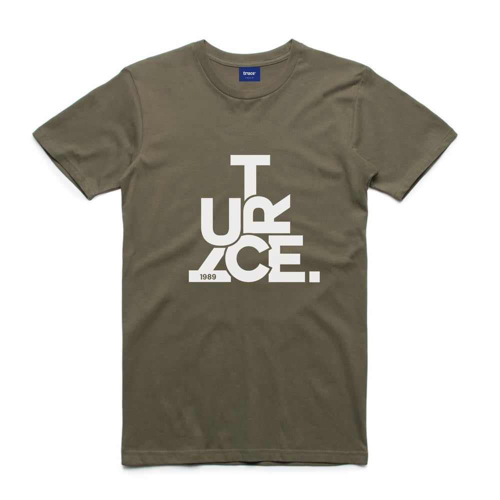 Image of JUMBLE TEE - OLIVE