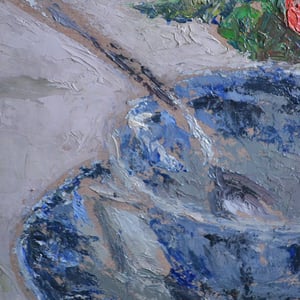 Image of Mid-century, French Painting,' Tea for Two,' Edith Fausson