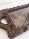 Vintage Hand Carved Mexican Tray