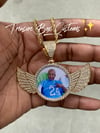 Angel Wing Photo Pendant 