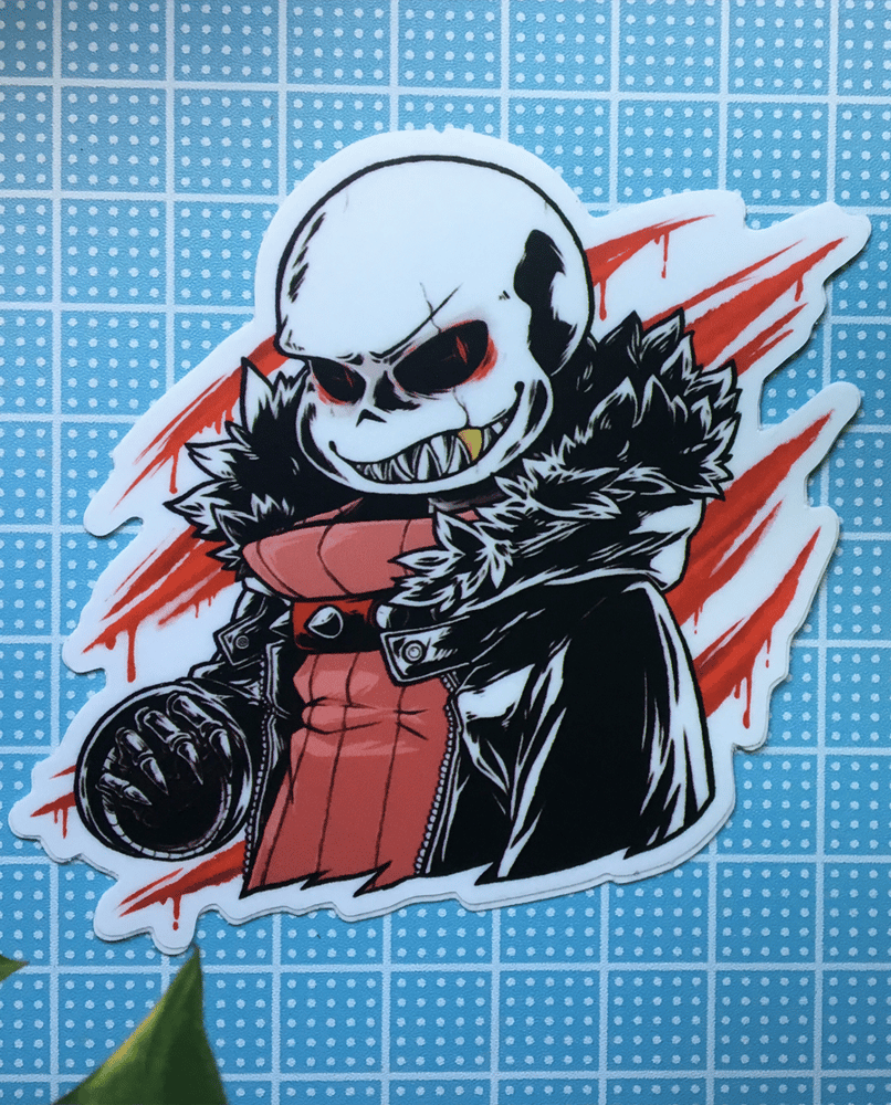 Image of Underfell Sans Sticker