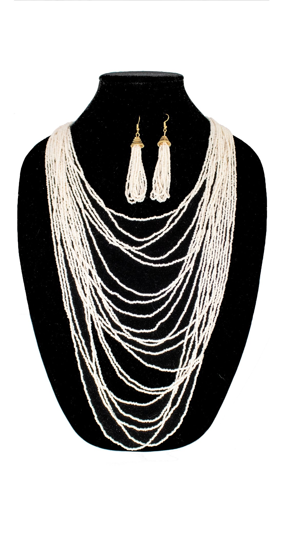 Image of Draping Seed Bead Necklace