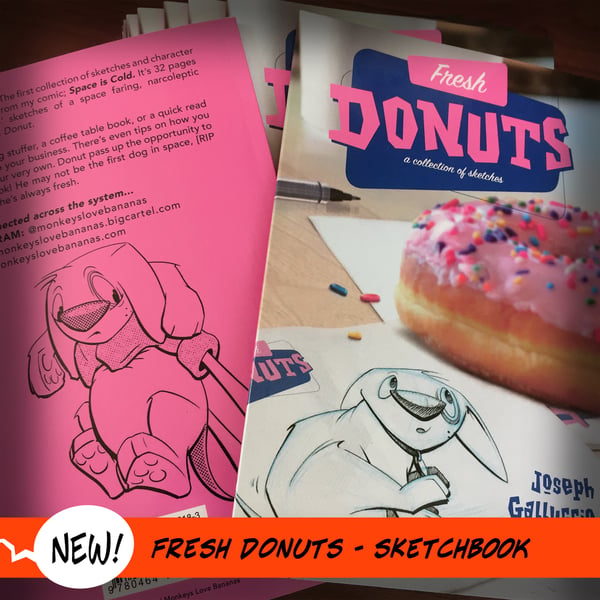 Image of Fresh Donuts - Sketchbook