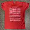 "A Collection of Teeth from the Heads of My Enemies" Mondocon RED T-Shirts