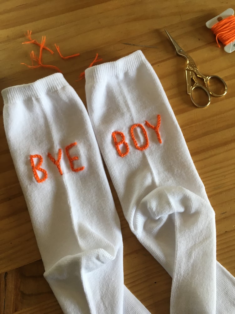 Image of Chaussettes « bye boy »