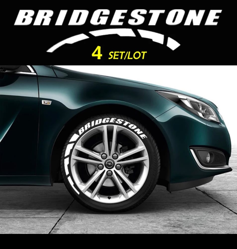 Image of Letras para la gomas de los carros / Car tire wheel sticker 
