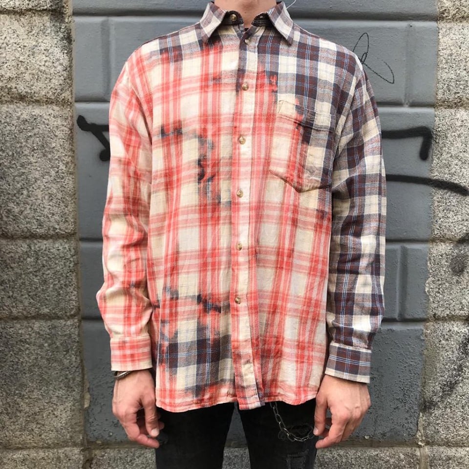 Image of FLANNEL BLEACHED SHIRT #5