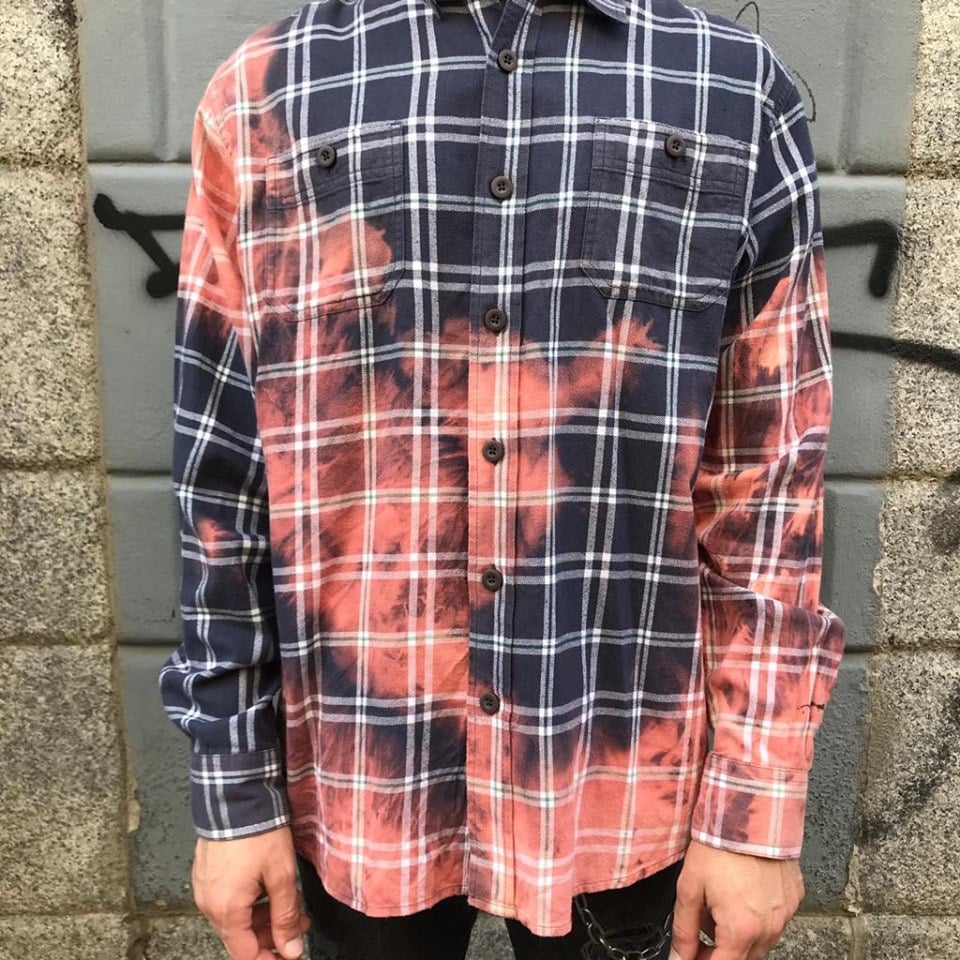 Image of FLANNEL BLEACHED SHIRT #7