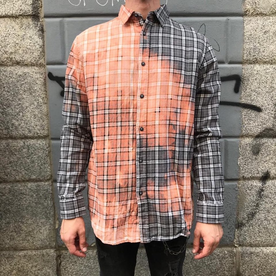 Image of FLANNEL BLEACHED SHIRT #8