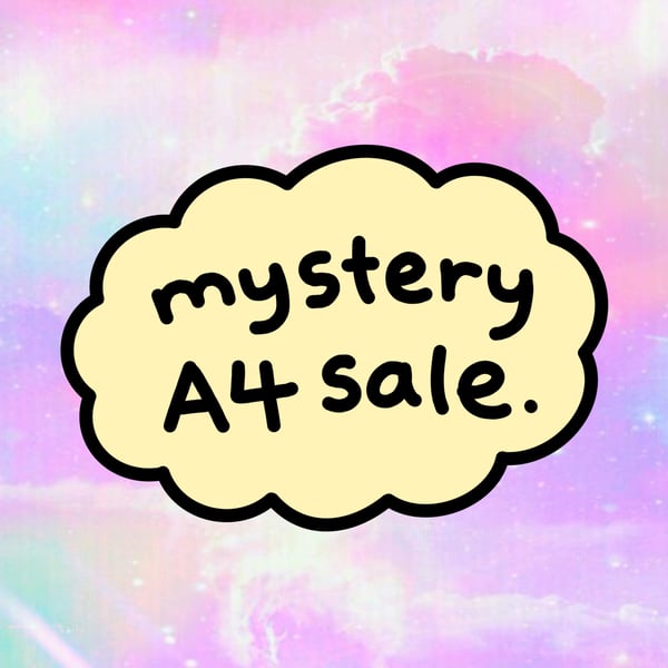 Image of The mystery A4 print sale