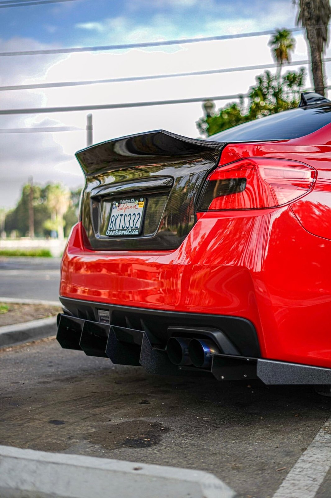 subaru rear diffuser