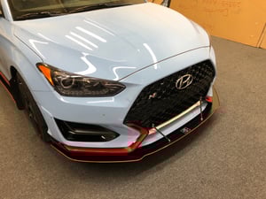 Image of 2019 Hyundai Veloster “V1” front splitter