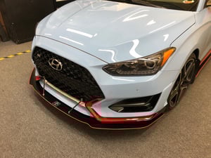 Image of 2019 Hyundai Veloster “V1” front splitter