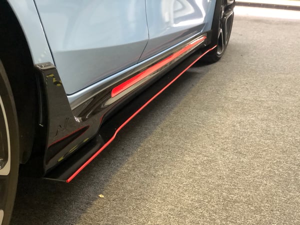 Image of 2019 Hyundai Veloster “v1” side skirts 