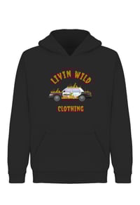 Flaming Cop Car Hoodie