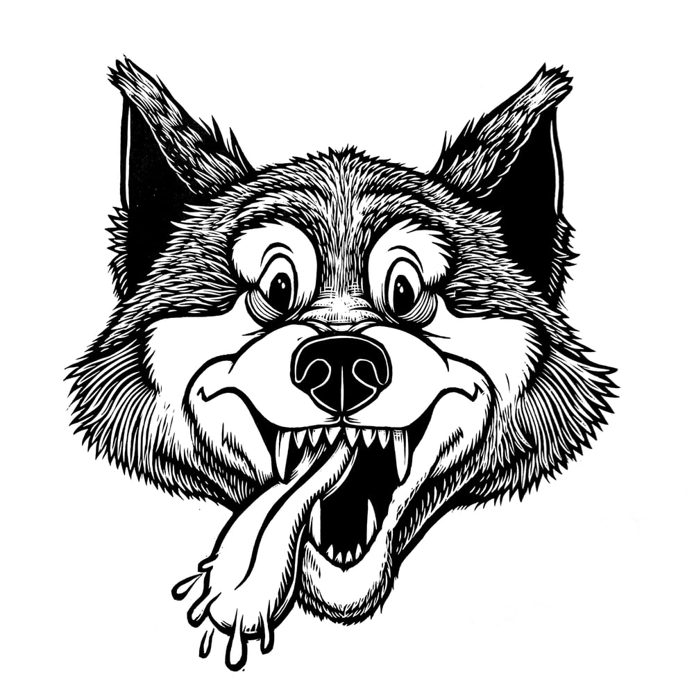 Smiley Wolf T-shirt (B1)**FREE SHIPPING**