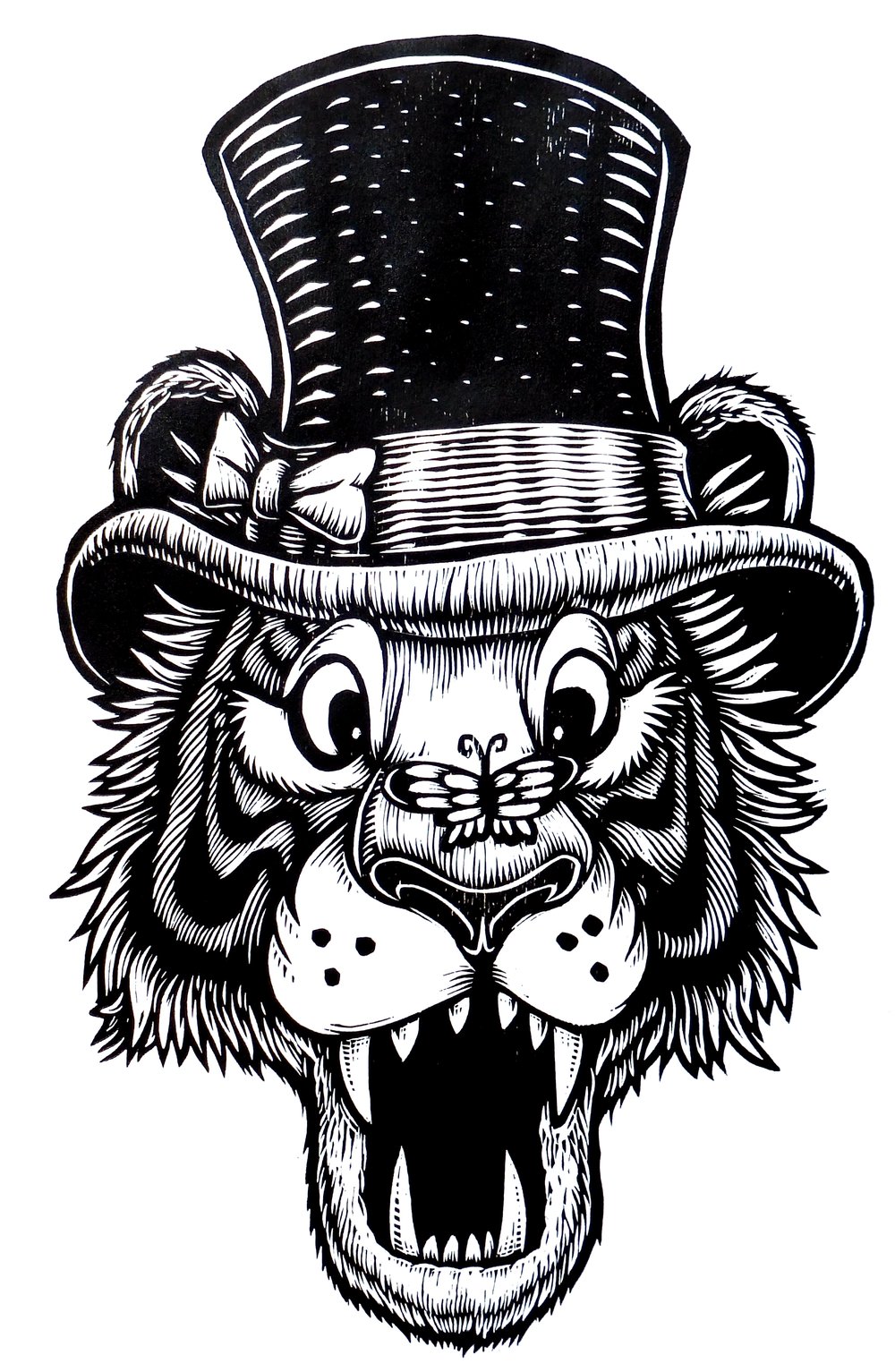 The Ringmaster Tiger T-shirt (B2) **FREE SHIPPING**
