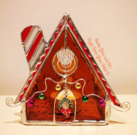 Image 1 of Gingerbread House Tea Light Holder 
