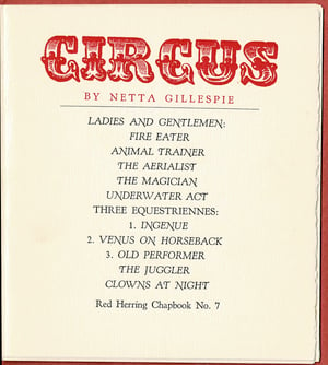Image of Circus, by Junetta Gillespie