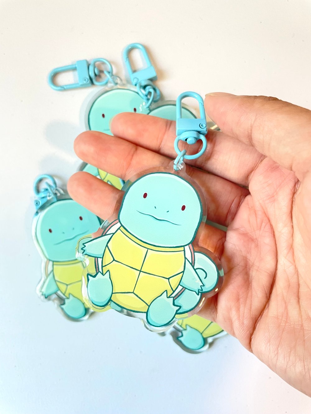 Image of Gen 1 starters Pokemon Keychains