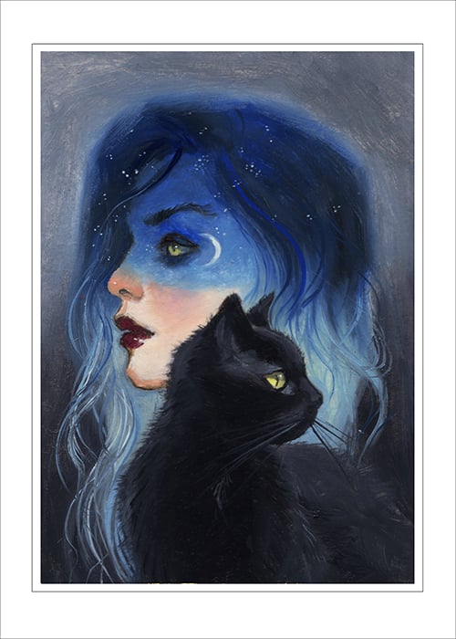 Image of “Black Cat” Limited edition print
