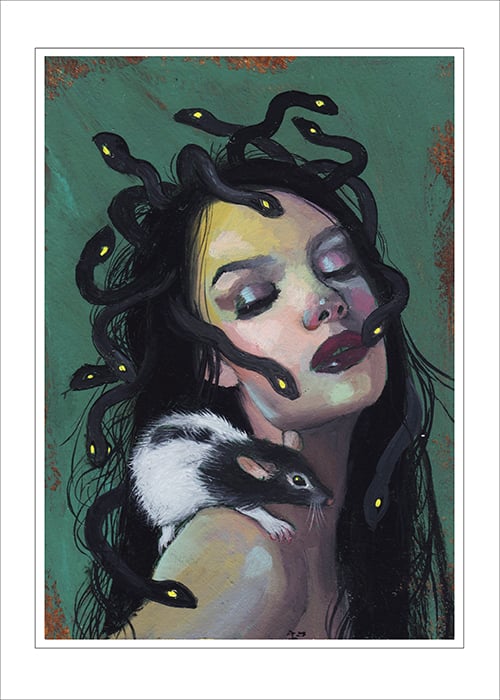 Image of “Rat Medusa” Limited edition print