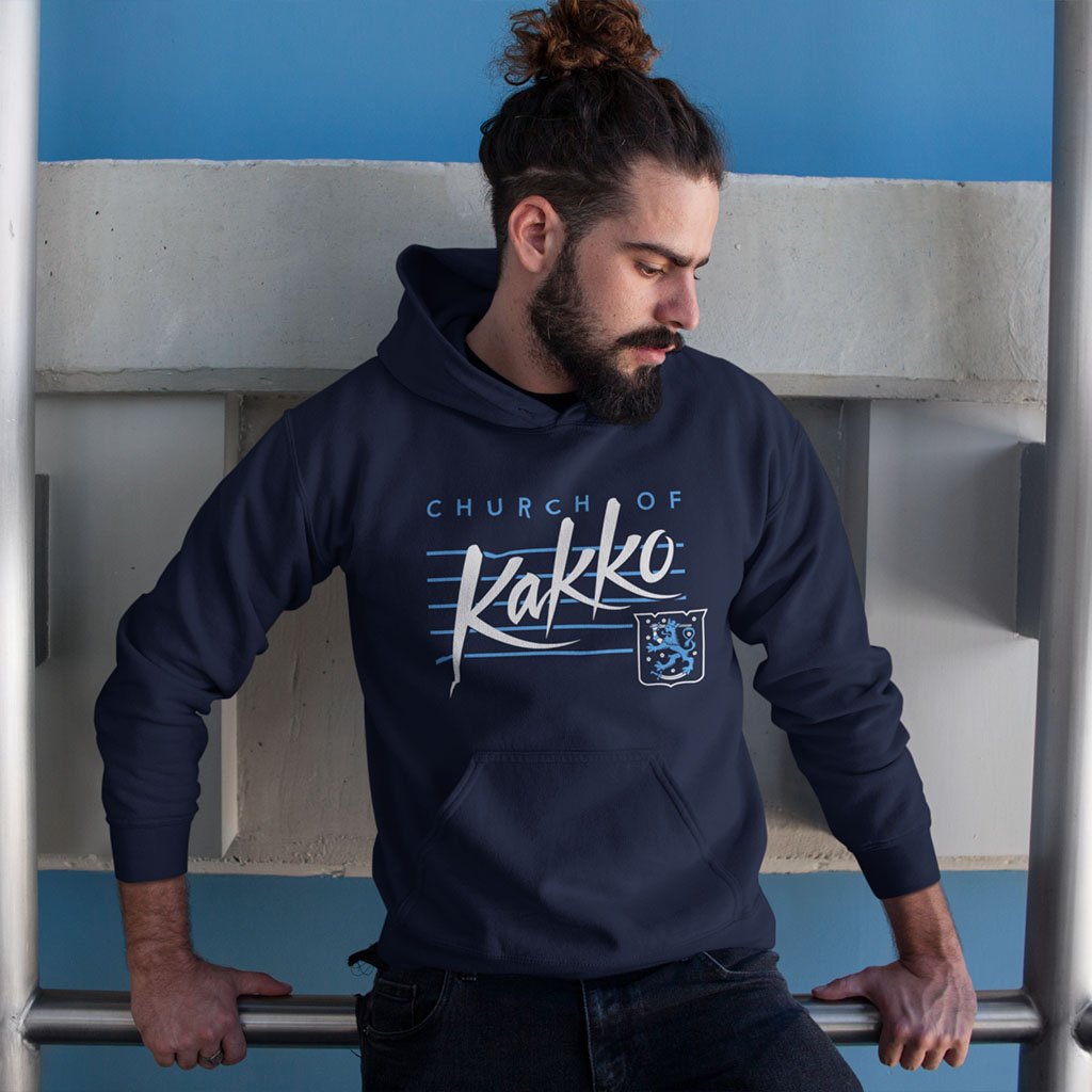 Image of Fauxback Cursive Unisex Hoodie