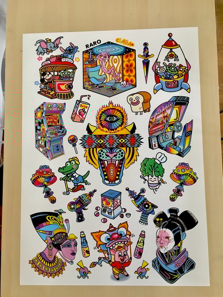 Image of POSTER RARO X CLARAMCMURPHY 2