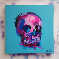Tim Fowler: skull (blue)