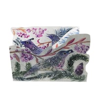 Image 1 of Winter Fieldfare Tri-fold